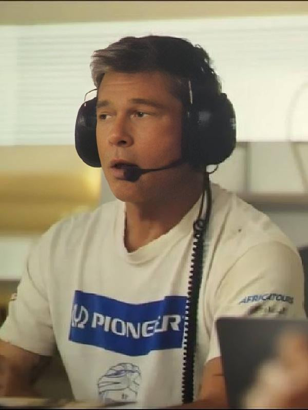F1 The Movie 2025 Brad Pitt White T-shirt WorthVee