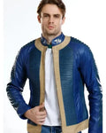 Fallout Vault Dweller Blue Leather Jacket