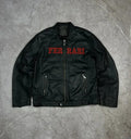 Ferrari 90s Vintage Racing Leather Jacket Clanton Jacket