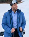 Finding Mr Christmas S02 Blue Puffer Ski Jacket