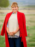 Finding Mr. Christmas S02 Melissa Peterman Red Coat WorthVee