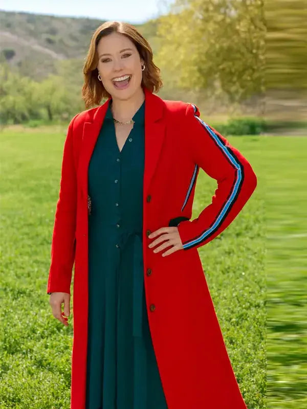 Finding Mr. Christmas S02 Melissa Peterman Red Coat WorthVee