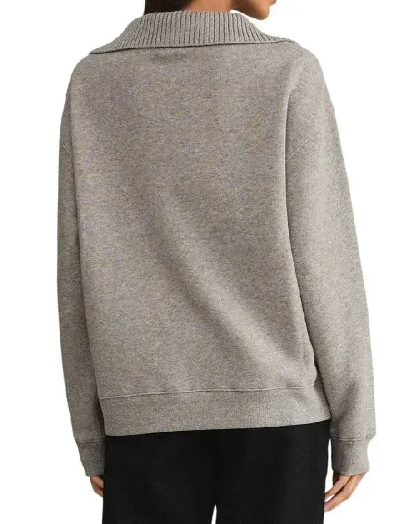 Fixer to Fabulous S07 Jenny Marrs Grey Half Zip Sweatshirt WorthVee