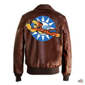 Flying Tigers Jet Nose Art A2 Jacket Clanton Jacket