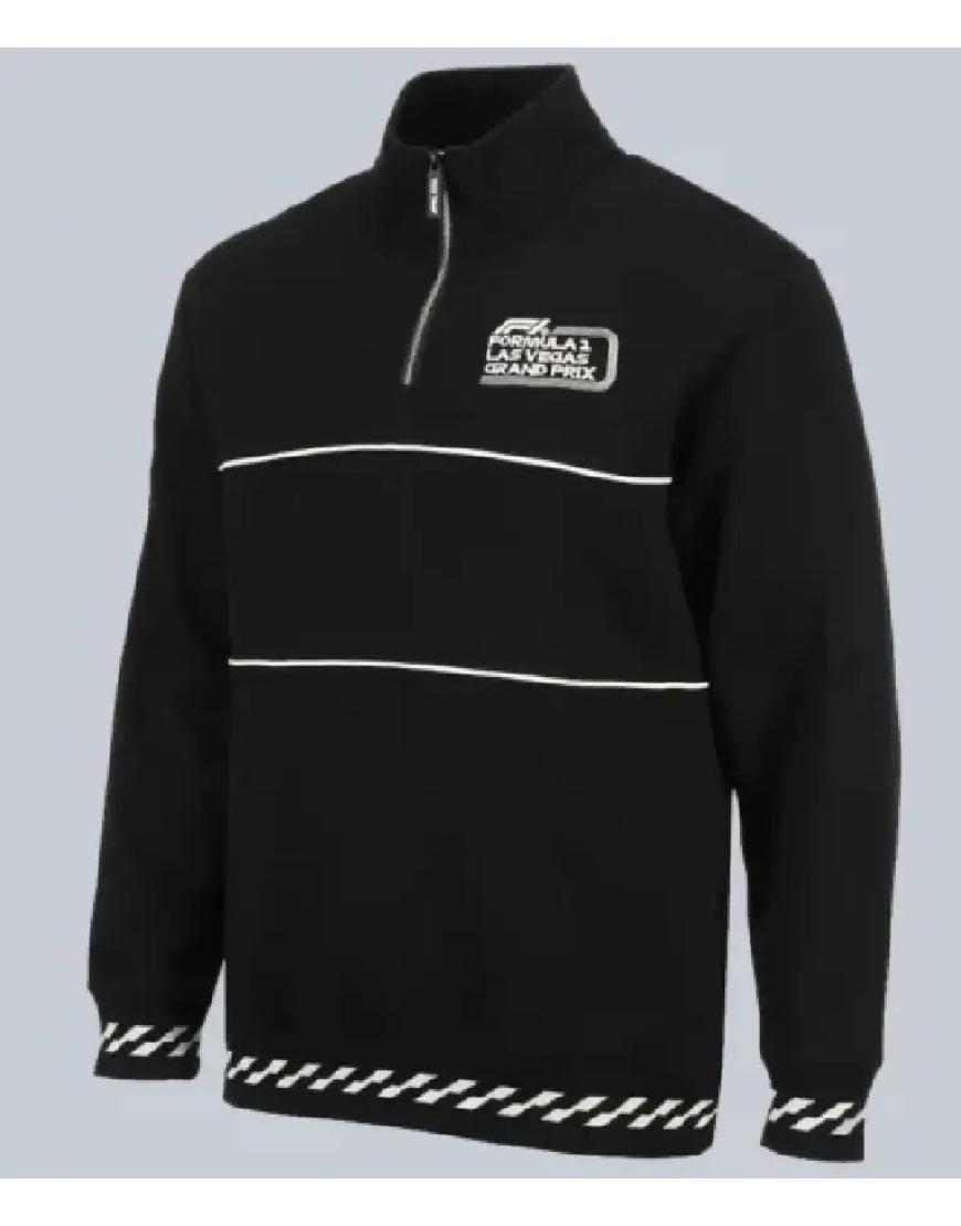 Formula 1 Las Vegas Grand Prix Black Sweatshirt Clanton Jacket