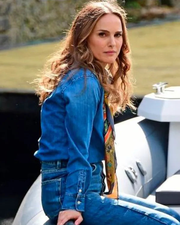 Fountain of Youth Natalie Portman Blue Shirt