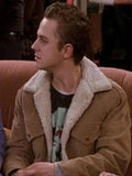 Friends S04 Frank Buffay Jr Brown Shearling Jacket Clanton Jacket