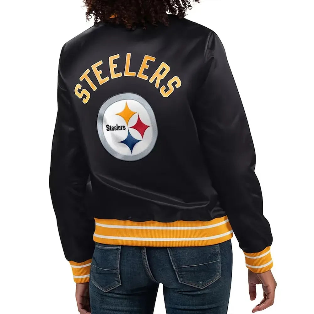 Full Count Pittsburgh Steelers Satin Jacket