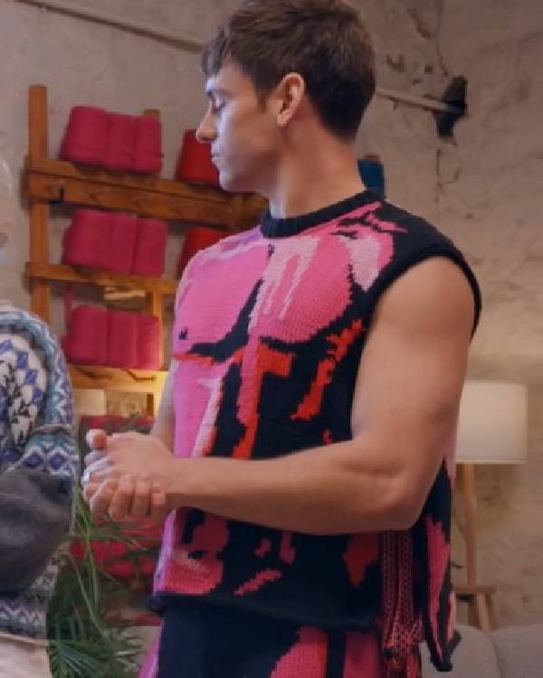 Game of Wool Britain’s Best Knitter Tom Daley Sleeveless Sweater