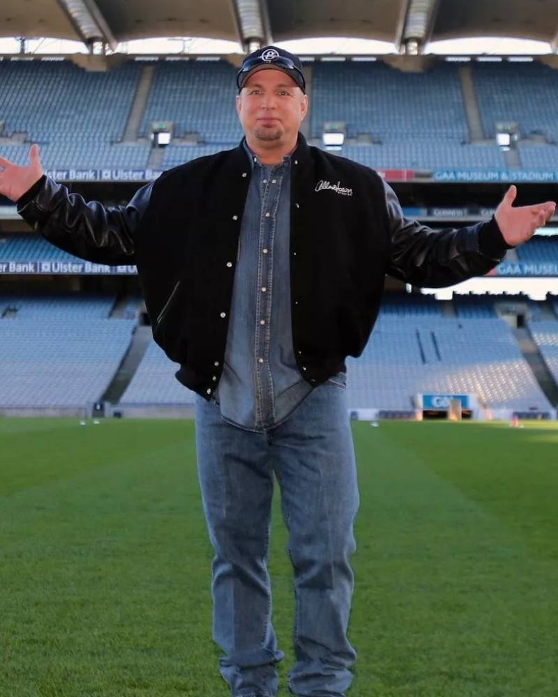 Garth Brooks Varsity Jacket Clanton Jacket