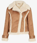General Hospital 2025 Jacinda Bracken Suede Shearling Jacket