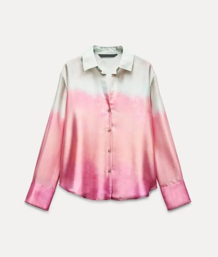 General Hospital Ava Jerome Tie Dye Print Shirt