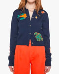 General Hospital Emma Scorpio-Drake Navy Blue Cardigan