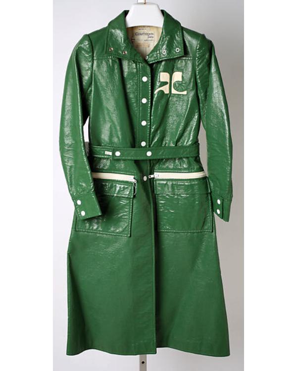 Wild Cherry S01 Nicôle Lecky Green Leather Coat