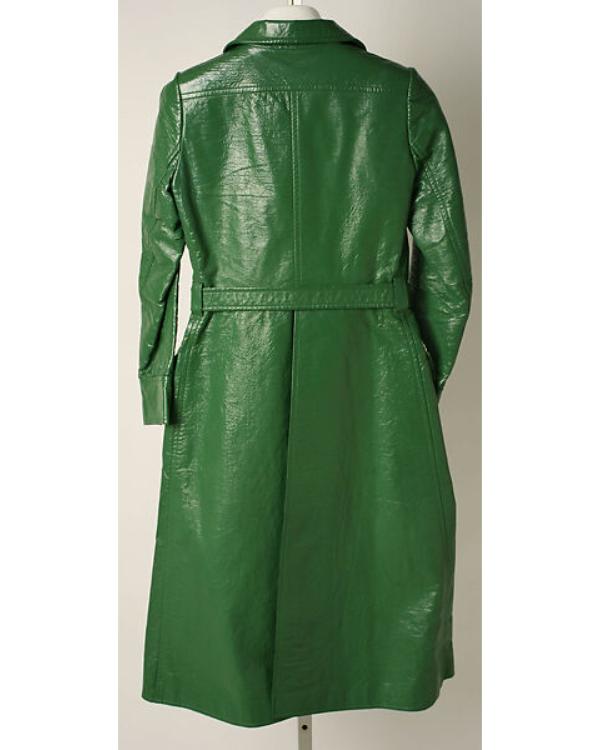 Wild Cherry S01 Nicôle Lecky Green Leather Coat