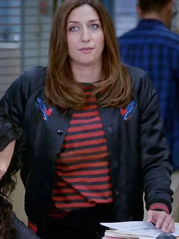 Gina Linetti Brooklyn Nine-Nine Black Bomber Jacket Clanton Jacket