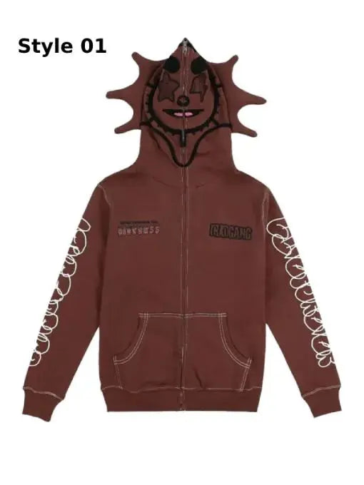 Glo Gang Full Zip Hoodie WorthVee