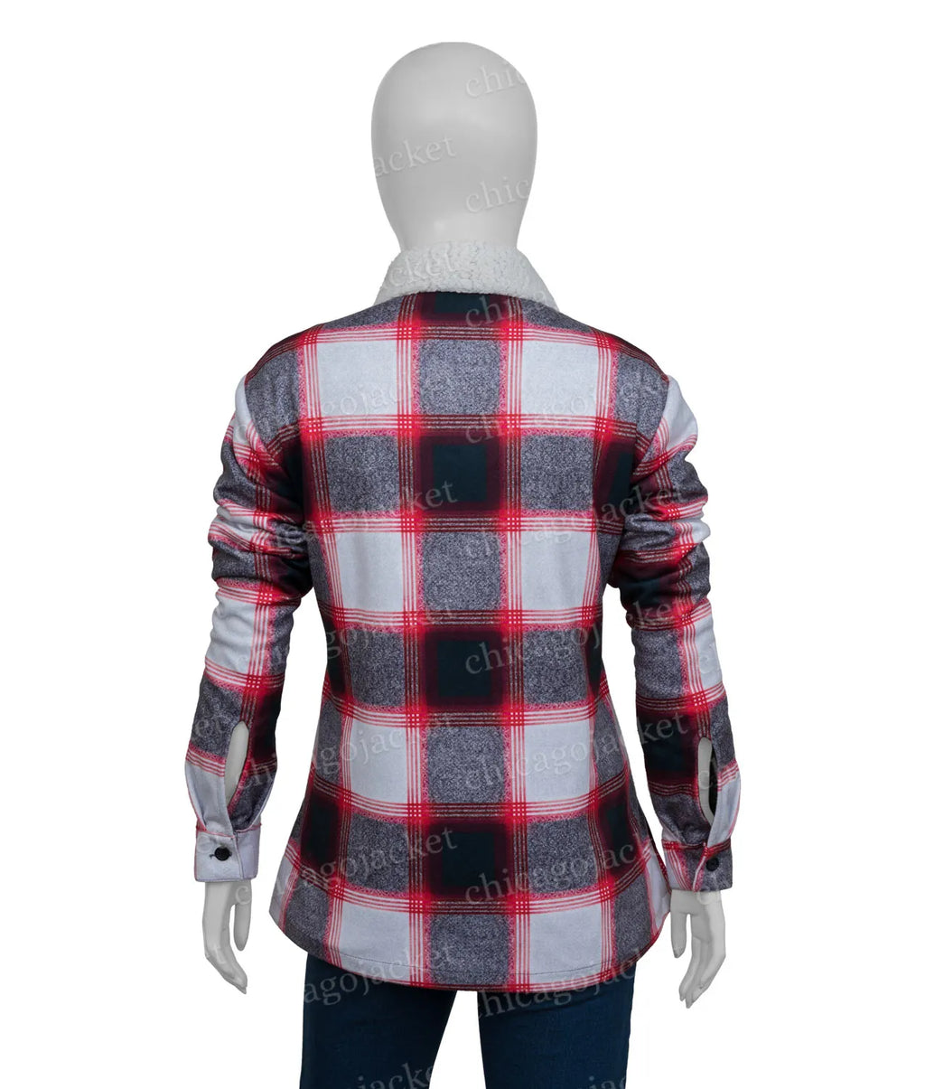 Godmothered Jillian Bell Plaid Jacket
