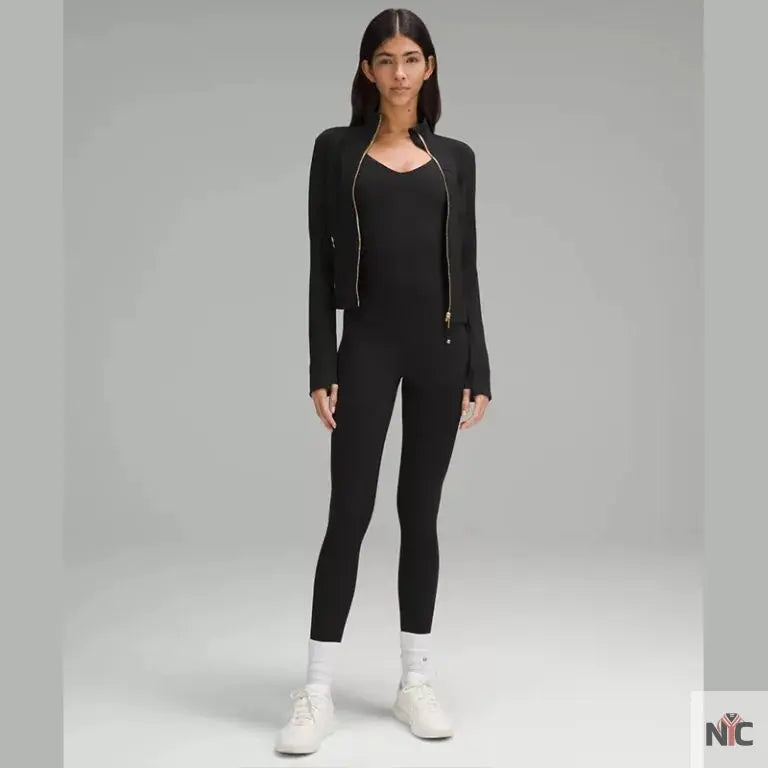 Gold Zipper Lululemon Jacket Clanton Jacket