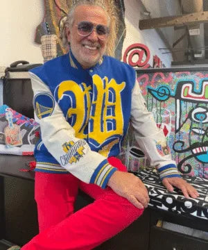 Golden State Warriors 7Th Championship Wool & Leather Jacket