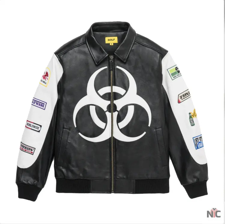 Golf Wang Golf Racing Leather Jacket Clanton Jacket