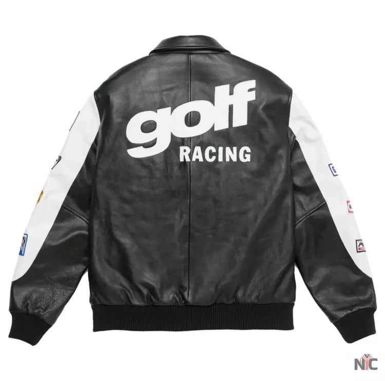 Golf Wang Golf Racing Leather Jacket Clanton Jacket