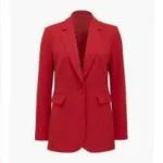Good Morning Britain Laura Tobin Red Tailored Blazer