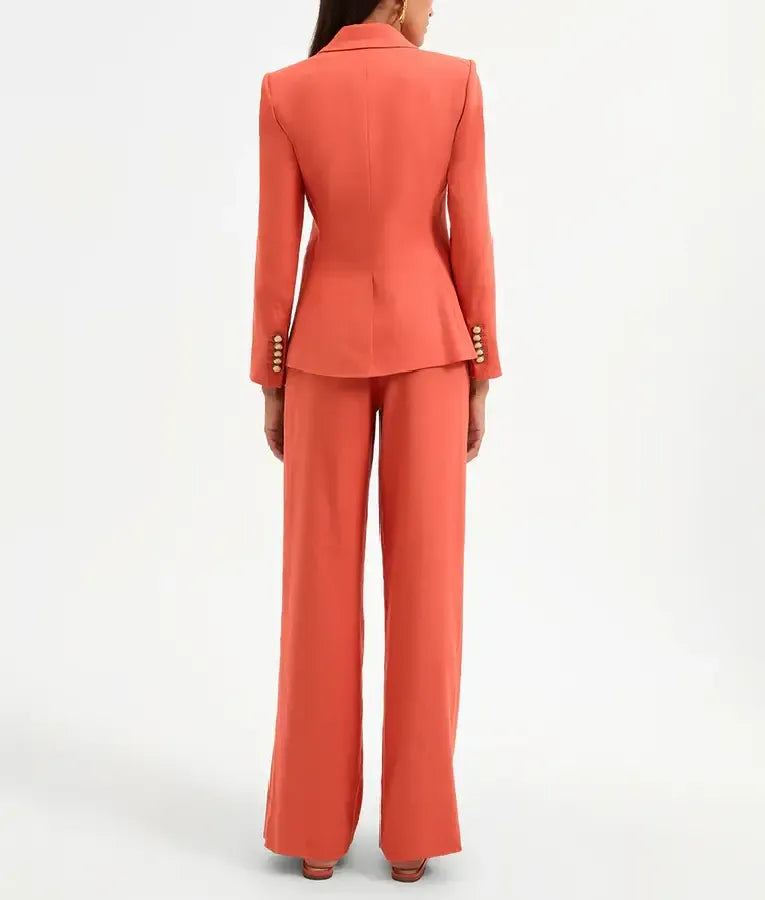 Good Morning America 2025 Mary Bruce Double Breasted Blazer