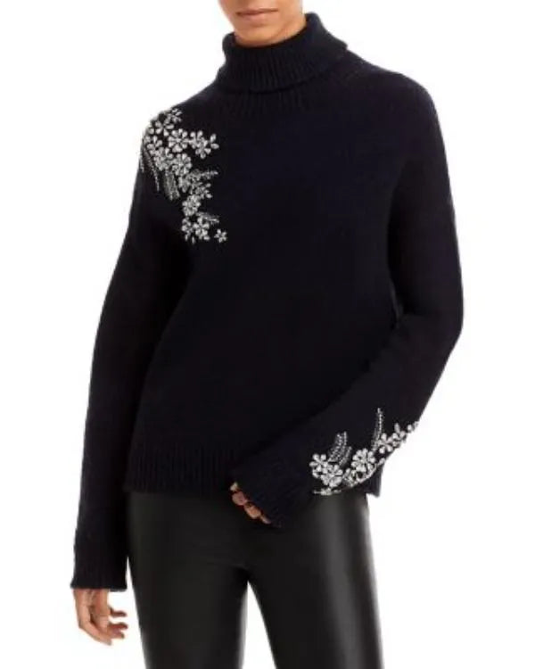 Good Morning America 2026 Lara Spencer Embellished Sweater