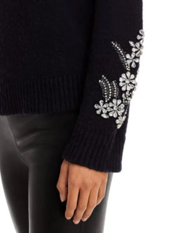 Good Morning America 2026 Lara Spencer Embellished Sweater