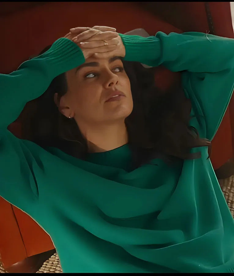 Goodrich Michael Mila Kunis Green Sweatshirt