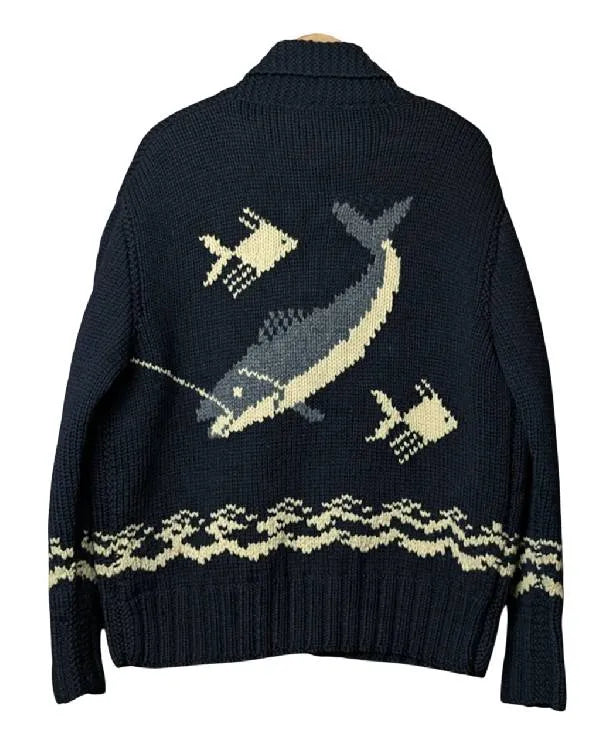 Gossip Girl Ed Westwick Sharks Zip Up Cardigan