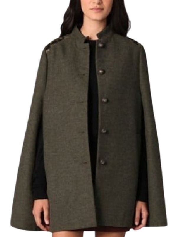 Gossip Girl S05 Leighton Meester Green Sherlock Cape WorthVee