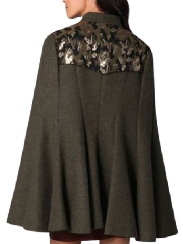 Gossip Girl S05 Leighton Meester Green Sherlock Cape WorthVee