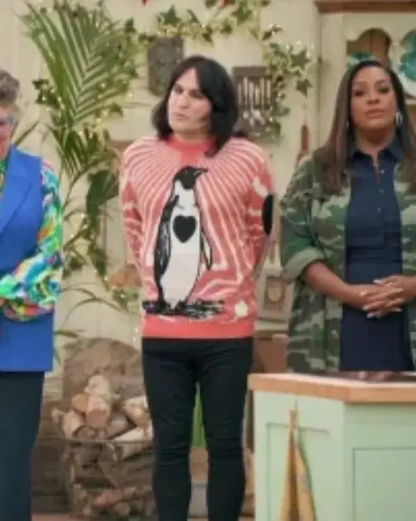 Great British Bake Off Noel Fielding Penguin Jumper WorthVee