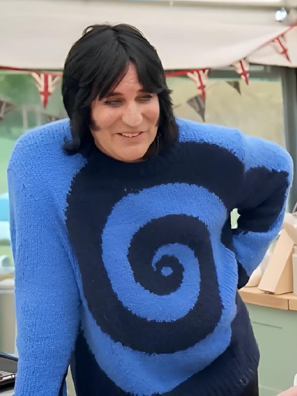 Great British Bake Off Noel Fielding Twister Knit Sweater WorthVee
