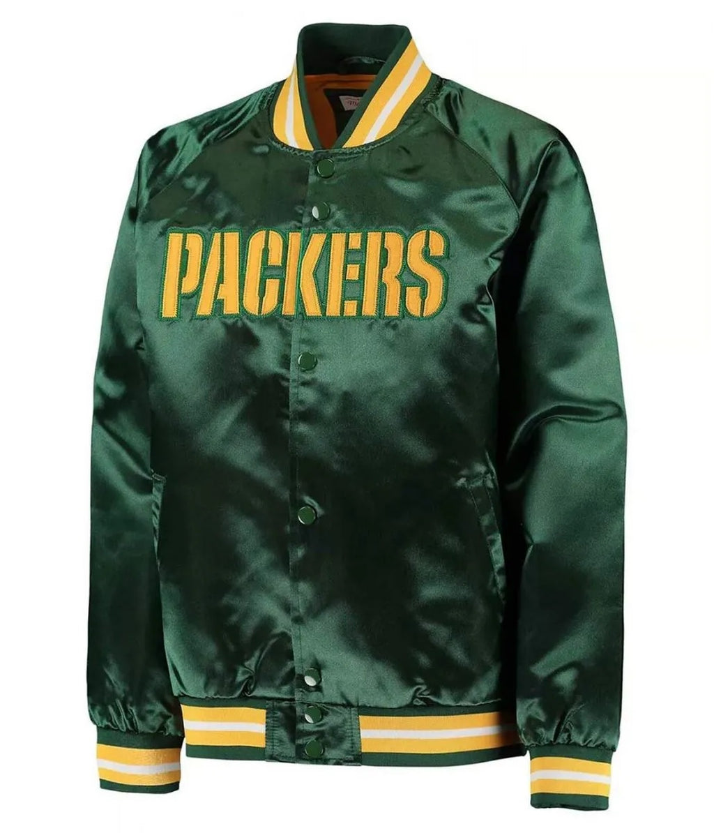 Green Bay Packers Green Lightweight Jacket WorthVee