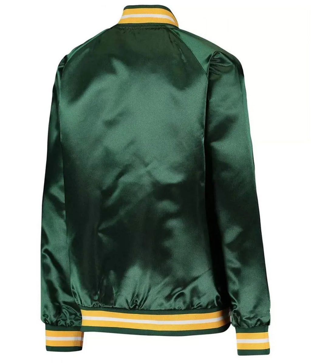 Green Bay Packers Green Lightweight Jacket WorthVee