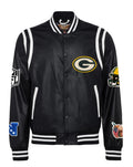 Green Bay Packers Jeff Hamilton Vegan Leather Jacket WorthVee