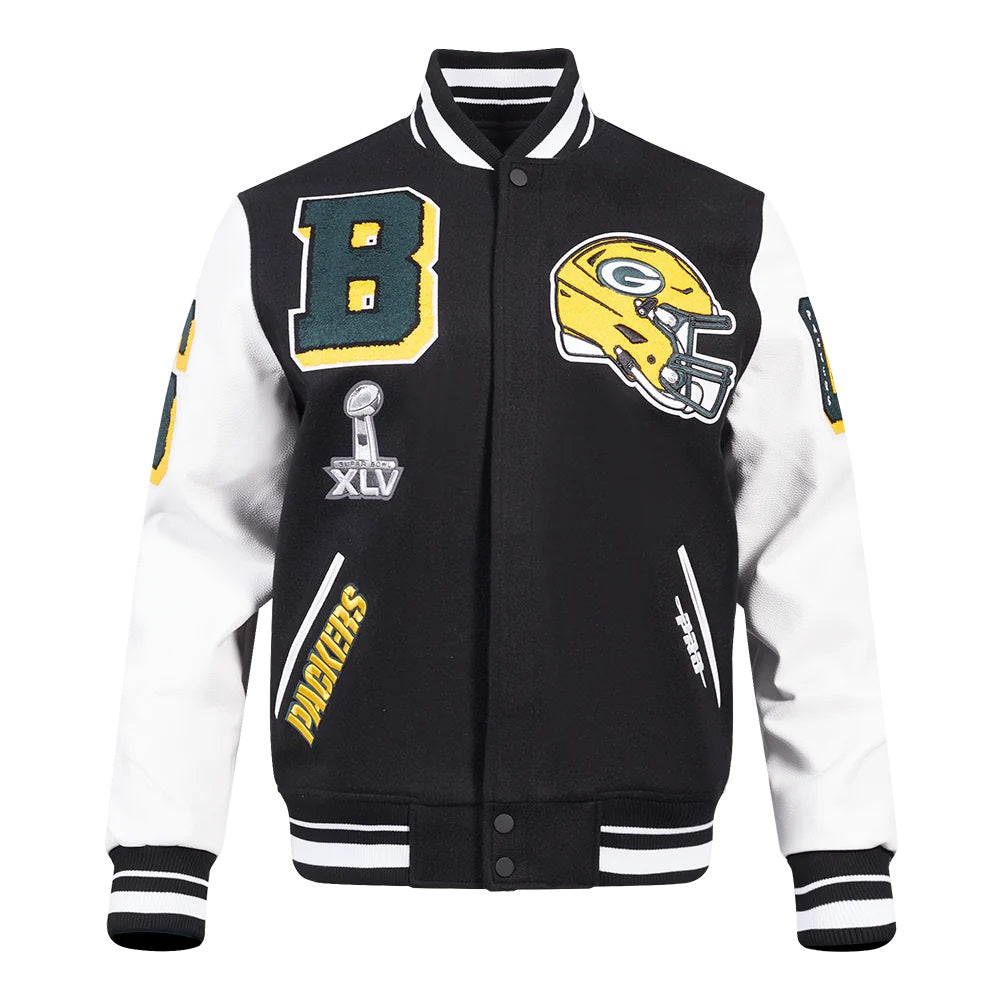 Green Bay Packers Mashup Varsity Jacket WorthVee