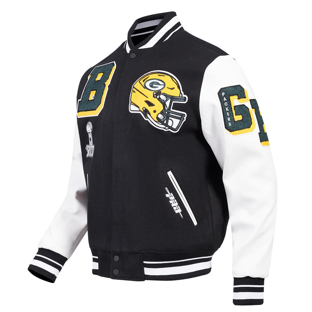 Green Bay Packers Mashup Varsity Jacket WorthVee