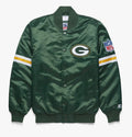Green Bay Packers Satin Varsity Jacket WorthVee