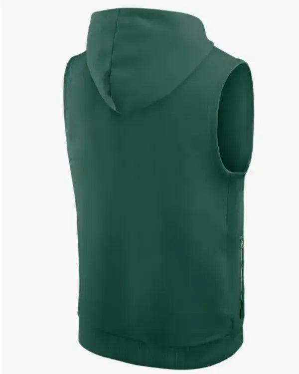 Green Bay Packers Sideline Sleeveless Hoodie