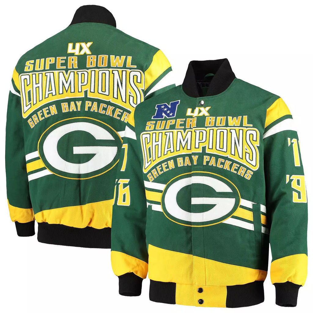 Green Bay Packers Super Bowl Championship Jacket WorthVee