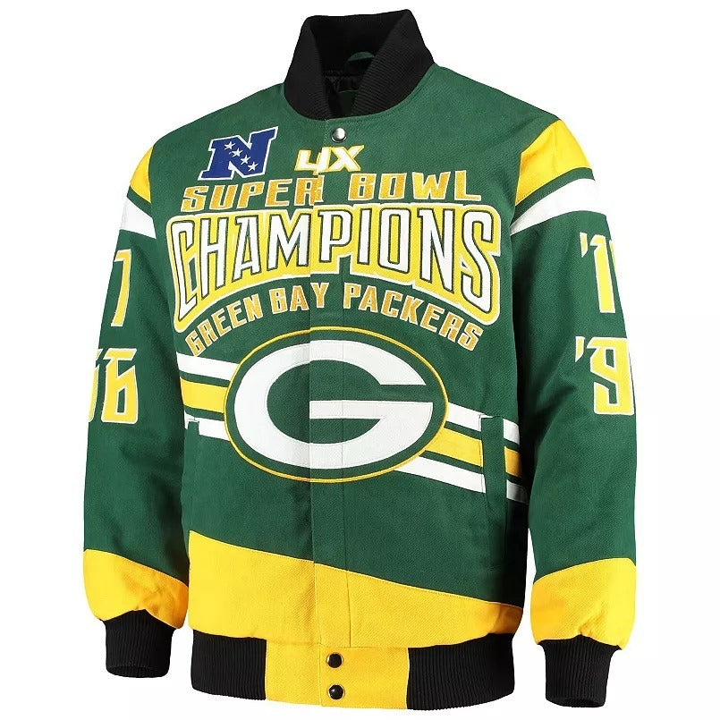 Green Bay Packers Super Bowl Championship Jacket WorthVee
