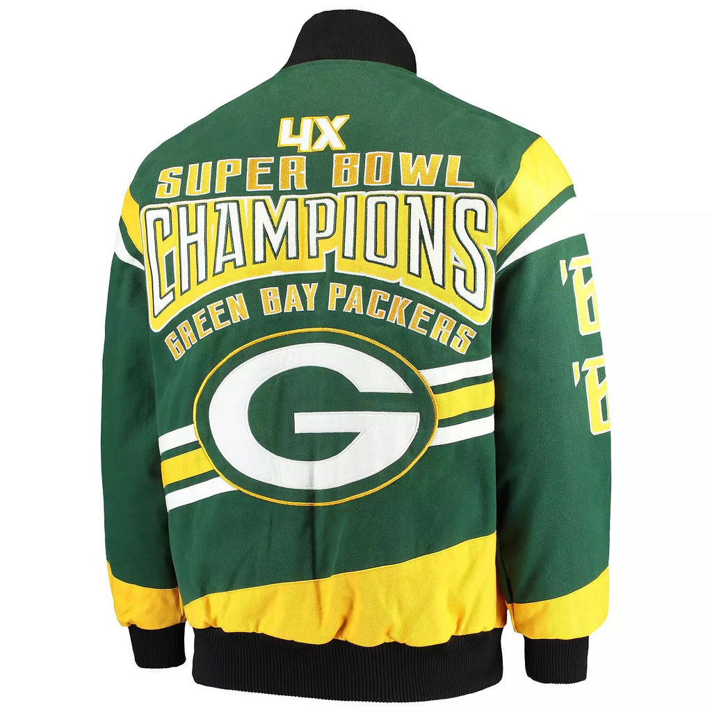 Green Bay Packers Super Bowl Championship Jacket WorthVee