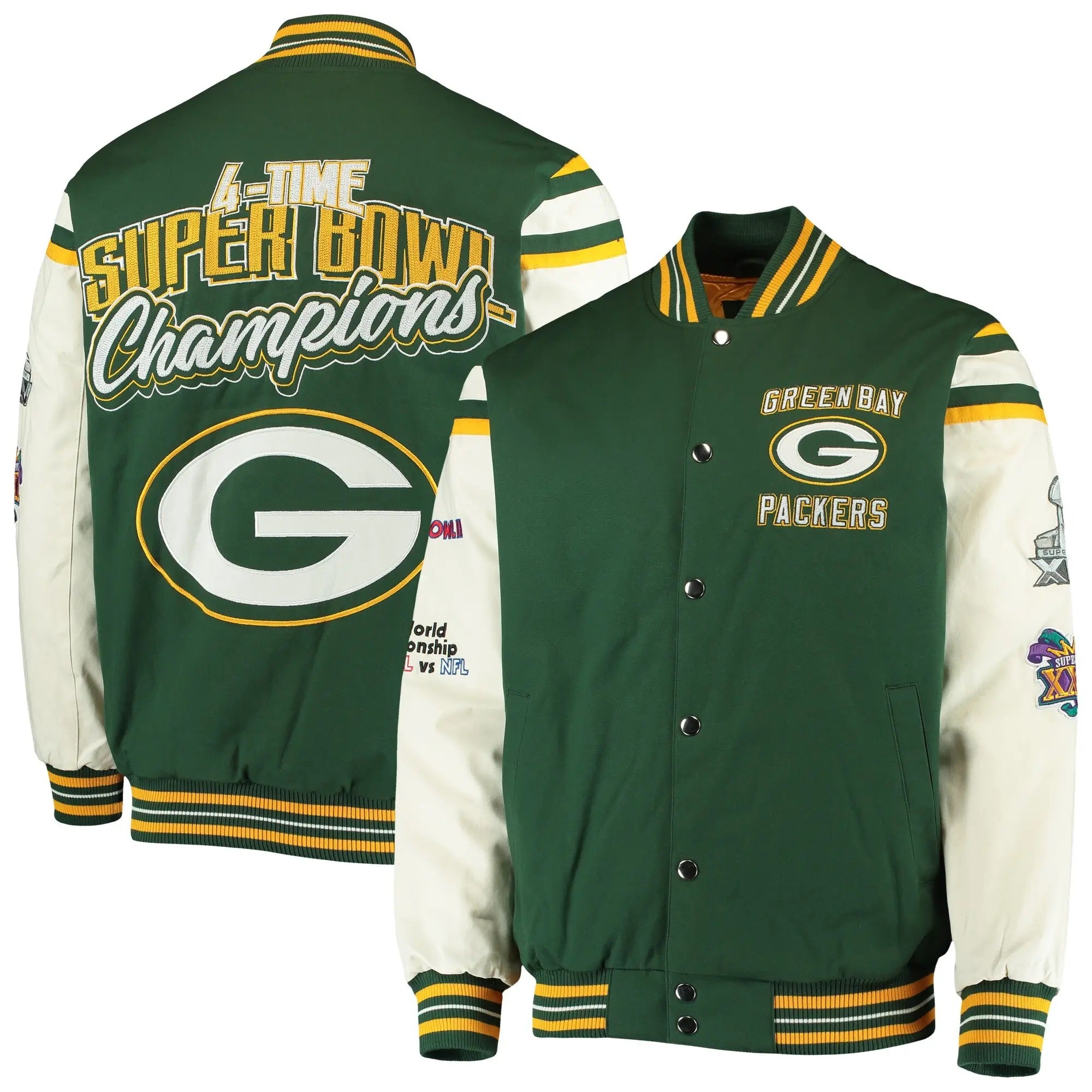 Green Bay Packers Super Bowl Jacket WorthVee