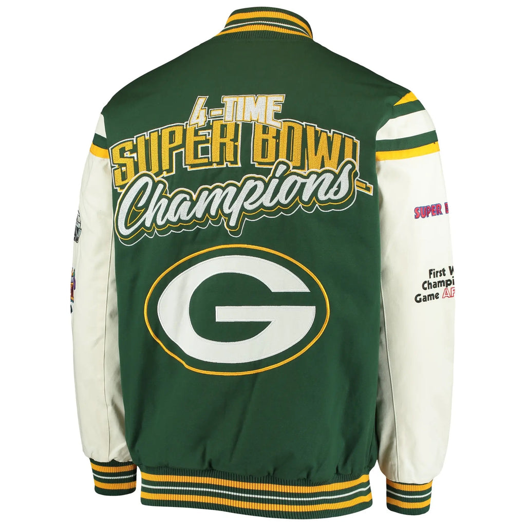 Green Bay Packers Super Bowl Jacket WorthVee