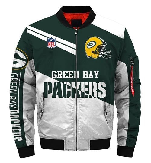 Green Bay Packers White And Green Jacket WorthVee