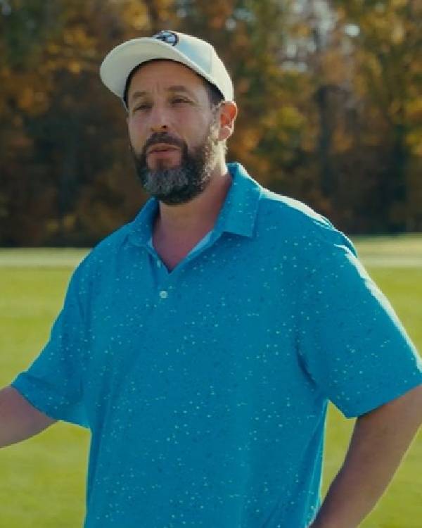Happy Gilmore 2 Adam Sandler Blue Polo Shirt Clanton Jacket